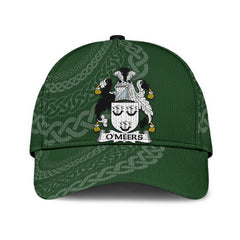 Clan Omeers Coat Of Arms - Irish Family Crest St Patrick's Day Classic CapBZ74 Classic Cap - Omeers Coat Of Arms St Patrick's Day Classic Cap Irish Cap