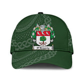 Clan Ohegarty Coat Of Arms - Irish Family Crest St Patrick's Day Classic CapAZ93 Classic Cap - Ohegarty Coat Of Arms St Patrick's Day Classic Cap Irish Cap