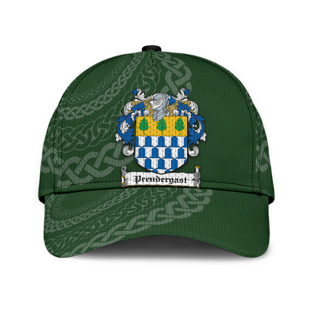 Clan Prendergast Coat Of Arms Wexford Irelandarms - Irish Family Crest St Patrick's Day Classic CapAX45 Classic Cap - Prendergast Coat Of Arms Wexford Irelandarms St Patrick's Day Classic Cap Irish Cap
