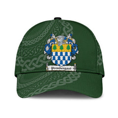 Clan Prendergast Coat Of Arms Wexford Irelandarms - Irish Family Crest St Patrick's Day Classic CapAX45 Classic Cap - Prendergast Coat Of Arms Wexford Irelandarms St Patrick's Day Classic Cap Irish Cap