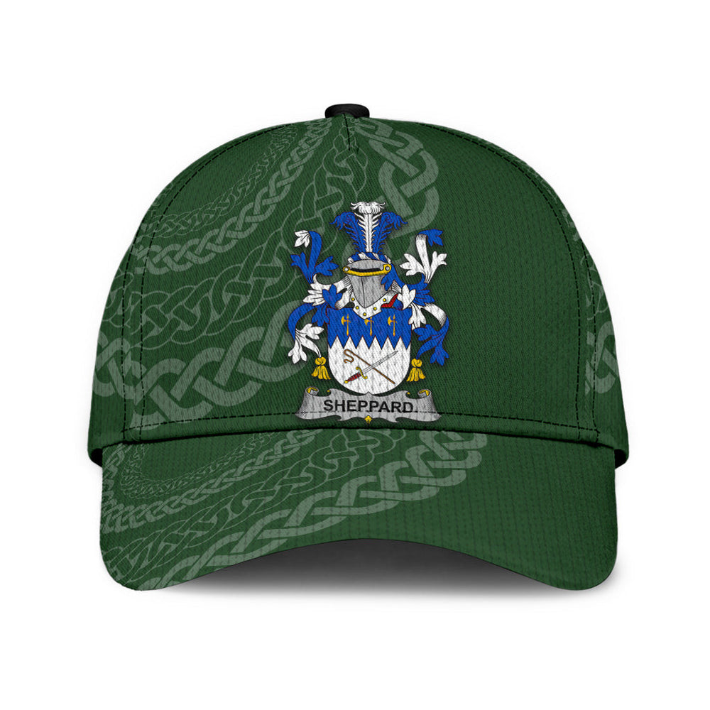 Clan Sheppard Coat Of Arms - Irish Family Crest St Patrick's Day Classic CapPF22 Classic Cap - Sheppard Coat Of Arms St Patrick's Day Classic Cap Irish Cap