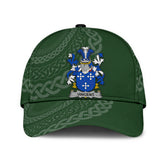 Clan Vincent Coat Of Arms - Irish Family Crest St Patrick's Day Classic CapTX46 Classic Cap - Vincent Coat Of Arms St Patrick's Day Classic Cap Irish Cap