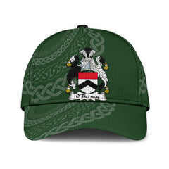 Clan Otierney Coat Of Arms - Irish Family Crest St Patrick's Day Classic CapVM59 Classic Cap - Otierney Coat Of Arms St Patrick's Day Classic Cap Irish Cap