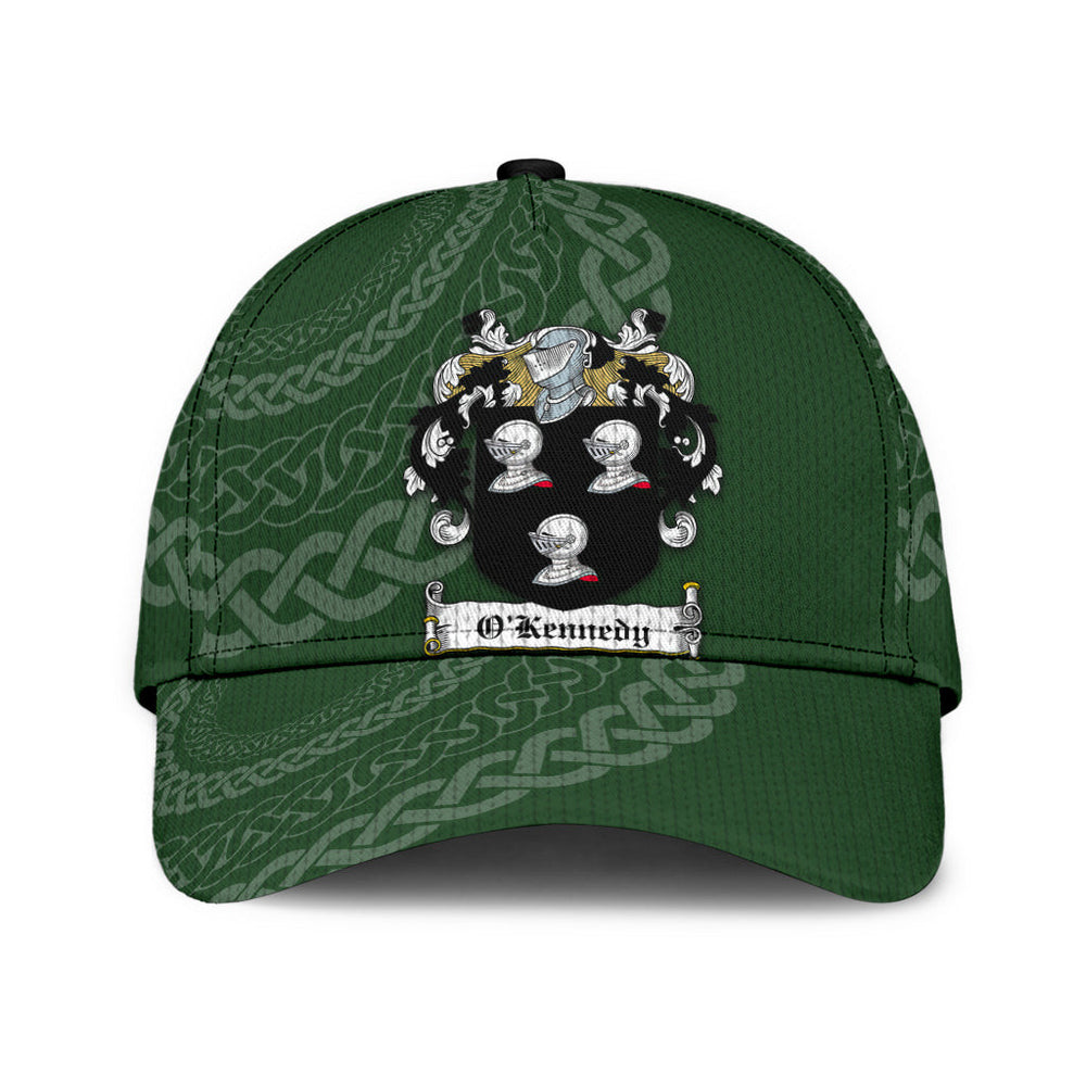 Clan Okennedy Coat Of Arms - Irish Family Crest St Patrick's Day Classic CapLQ85 Classic Cap - Okennedy Coat Of Arms St Patrick's Day Classic Cap Irish Cap