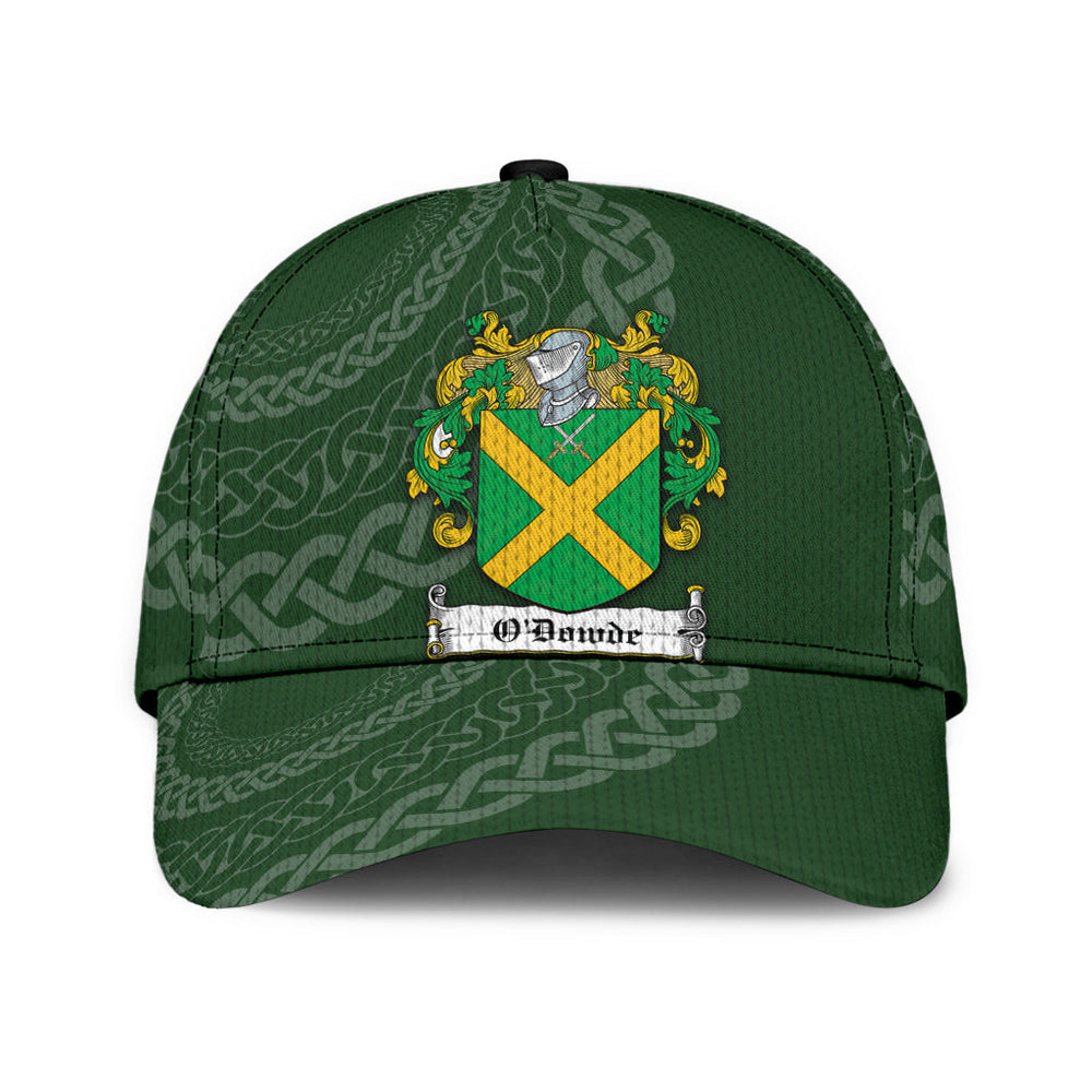 Clan Odowde Coat Of Arms - Irish Family Crest St Patrick's Day Classic CapUJ33 Classic Cap - Odowde Coat Of Arms St Patrick's Day Classic Cap Irish Cap