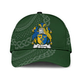 Clan Okenny Coat Of Arms - Irish Family Crest St Patrick's Day Classic CapIZ54 Classic Cap - Okenny Coat Of Arms St Patrick's Day Classic Cap Irish Cap