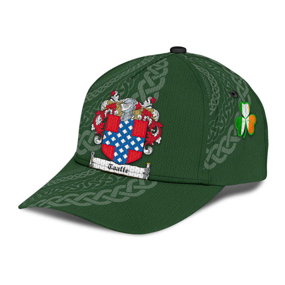 Clan Taaffe Coat Of Arms - Irish Family Crest St Patrick's Day Classic CapQT29 Classic Cap - Taaffe Coat Of Arms St Patrick's Day Classic Cap Irish Cap