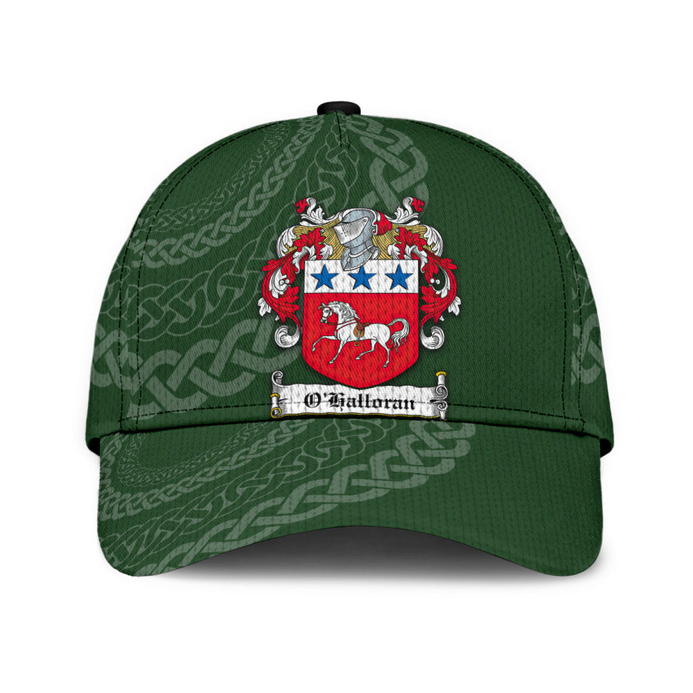Clan Ohalloran Coat Of Arms - Irish Family Crest St Patrick's Day Classic CapXH53 Classic Cap - Ohalloran Coat Of Arms St Patrick's Day Classic Cap Irish Cap