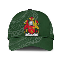 Clan Ogillen Coat Of Arms - Irish Family Crest St Patrick's Day Classic CapSG93 Classic Cap - Ogillen Coat Of Arms St Patrick's Day Classic Cap Irish Cap
