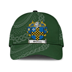 Clan Whitney Coat Of Arms - Irish Family Crest St Patrick's Day Classic CapEI41 Classic Cap - Whitney Coat Of Arms St Patrick's Day Classic Cap Irish Cap