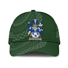 Clan Ogeary Coat Of Arms - Irish Family Crest St Patrick's Day Classic CapCZ30 Classic Cap - Ogeary Coat Of Arms St Patrick's Day Classic Cap Irish Cap