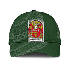 Clan Ohanrahan Coat Of Arms - Irish Family Crest St Patrick's Day Classic CapZU12 Classic Cap - Ohanrahan Coat Of Arms St Patrick's Day Classic Cap Irish Cap