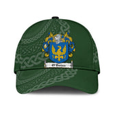 Clan Odoinn Coat Of Arms - Irish Family Crest St Patrick's Day Classic CapAZ80 Classic Cap - Odoinn Coat Of Arms St Patrick's Day Classic Cap Irish Cap