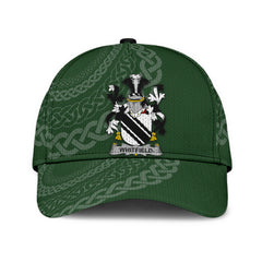 Clan Whitfield Coat Of Arms - Irish Family Crest St Patrick's Day Classic CapMA85 Classic Cap - Whitfield Coat Of Arms St Patrick's Day Classic Cap Irish Cap