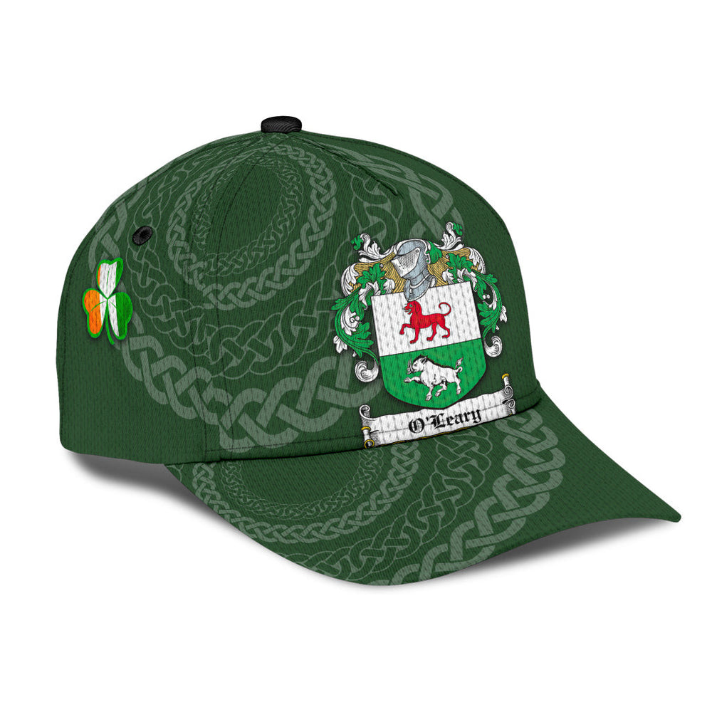Clan Oleary Coat Of Arms - Irish Family Crest St Patrick's Day Classic CapQF79 Classic Cap - Oleary Coat Of Arms St Patrick's Day Classic Cap Irish Cap