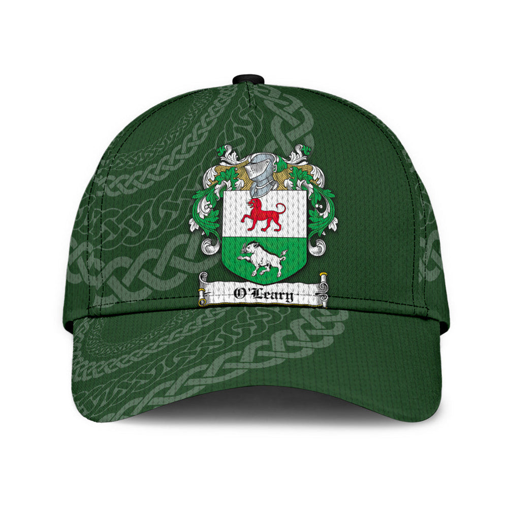 Clan Oleary Coat Of Arms - Irish Family Crest St Patrick's Day Classic CapQF79 Classic Cap - Oleary Coat Of Arms St Patrick's Day Classic Cap Irish Cap