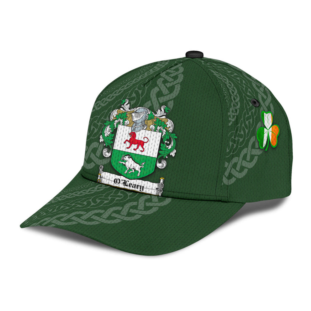 Clan Oleary Coat Of Arms - Irish Family Crest St Patrick's Day Classic CapQF79 Classic Cap - Oleary Coat Of Arms St Patrick's Day Classic Cap Irish Cap