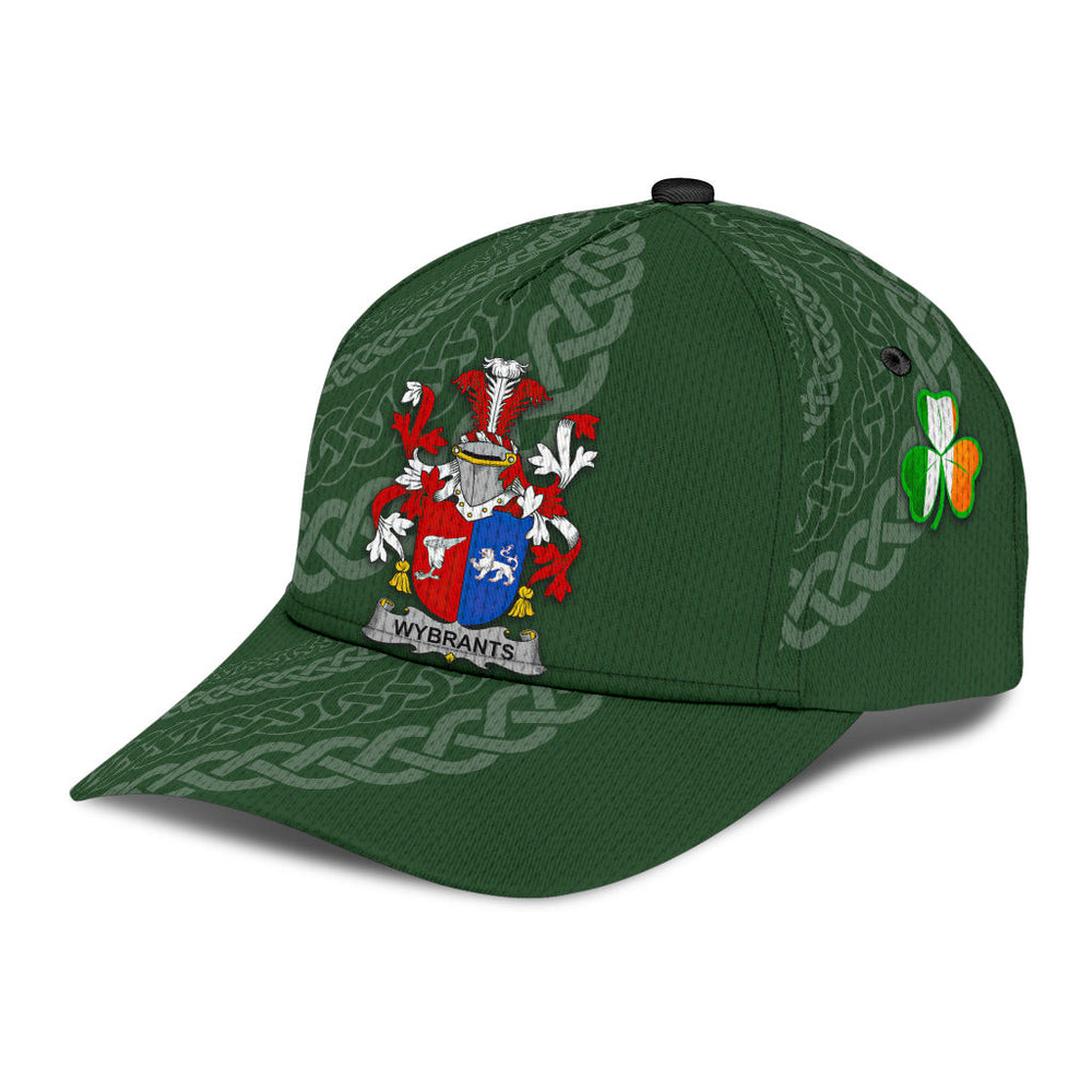 Clan Wybrants Coat Of Arms - Irish Family Crest St Patrick's Day Classic CapUL76 Classic Cap - Wybrants Coat Of Arms St Patrick's Day Classic Cap Irish Cap