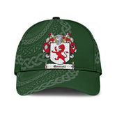 Clan Russell Coat Of Arms - Irish Family Crest St Patrick's Day Classic CapKW64 Classic Cap - Russell Coat Of Arms St Patrick's Day Classic Cap Irish Cap