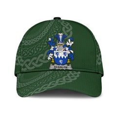 Clan Scanlon Coat Of Arms - Irish Family Crest St Patrick's Day Classic CapJI29 Classic Cap - Scanlon Coat Of Arms St Patrick's Day Classic Cap Irish Cap