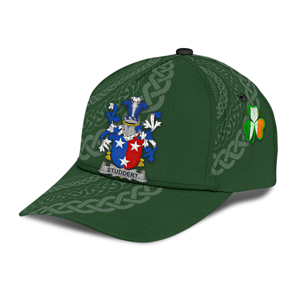 Clan Studdert Coat Of Arms - Irish Family Crest St Patrick's Day Classic CapCE53 Classic Cap - Studdert Coat Of Arms St Patrick's Day Classic Cap Irish Cap