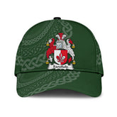 Clan Sarsfield Coat Of Arms - Irish Family Crest St Patrick's Day Classic CapBQ21 Classic Cap - Sarsfield Coat Of Arms St Patrick's Day Classic Cap Irish Cap