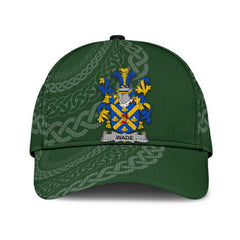 Clan Wade Coat Of Arms - Irish Family Crest St Patrick's Day Classic CapSM91 Classic Cap - Wade Coat Of Arms St Patrick's Day Classic Cap Irish Cap
