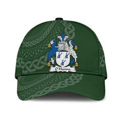 Clan Ohanna Coat Of Arms - Irish Family Crest St Patrick's Day Classic CapHO28 Classic Cap - Ohanna Coat Of Arms St Patrick's Day Classic Cap Irish Cap