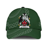 Clan Ohalpin Coat Of Arms - Irish Family Crest St Patrick's Day Classic CapKE34 Classic Cap - Ohalpin Coat Of Arms St Patrick's Day Classic Cap Irish Cap