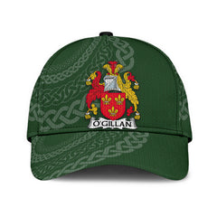 Clan Ogillan Coat Of Arms - Irish Family Crest St Patrick's Day Classic CapYR26 Classic Cap - Ogillan Coat Of Arms St Patrick's Day Classic Cap Irish Cap