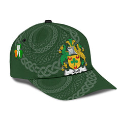 Clan Odell Coat Of Arms - Irish Family Crest St Patrick's Day Classic CapYH31 Classic Cap - Odell Coat Of Arms St Patrick's Day Classic Cap Irish Cap
