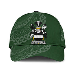 Clan Olucy Coat Of Arms - Irish Family Crest St Patrick's Day Classic CapAQ95 Classic Cap - Olucy Coat Of Arms St Patrick's Day Classic Cap Irish Cap
