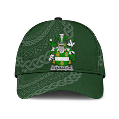 Clan Kennagh Coat Of Arms - Irish Family Crest St Patrick's Day Classic CapRA26 Classic Cap - Kennagh Coat Of Arms St Patrick's Day Classic Cap Irish Cap