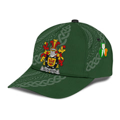 Clan Mcalister Coat Of Arms - Irish Family Crest St Patrick's Day Classic CapDJ21 Classic Cap - Mcalister Coat Of Arms St Patrick's Day Classic Cap Irish Cap