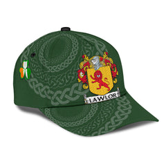 Clan Lawlor Coat Of Arms - Irish Family Crest St Patrick's Day Classic CapZG87 Classic Cap - Lawlor Coat Of Arms St Patrick's Day Classic Cap Irish Cap