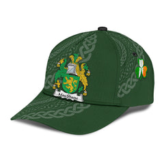 Clan Macshane Coat Of Arms - Irish Family Crest St Patrick's Day Classic CapNX18 Classic Cap - Macshane Coat Of Arms St Patrick's Day Classic Cap Irish Cap