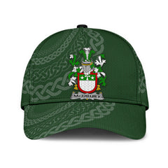 Clan Mcdrury Coat Of Arms - Irish Family Crest St Patrick's Day Classic CapMD85 Classic Cap - Mcdrury Coat Of Arms St Patrick's Day Classic Cap Irish Cap