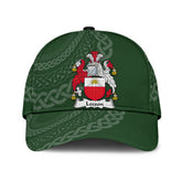 Clan Leeson Coat Of Arms - Irish Family Crest St Patrick's Day Classic CapHB48 Classic Cap - Leeson Coat Of Arms St Patrick's Day Classic Cap Irish Cap