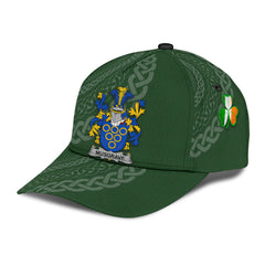 Clan Musgrave Coat Of Arms - Irish Family Crest St Patrick's Day Classic CapDB26 Classic Cap - Musgrave Coat Of Arms St Patrick's Day Classic Cap Irish Cap