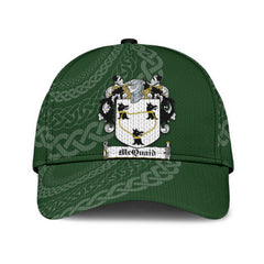 Clan Mcquaid Coat Of Arms - Irish Family Crest St Patrick's Day Classic CapBY97 Classic Cap - Mcquaid Coat Of Arms St Patrick's Day Classic Cap Irish Cap