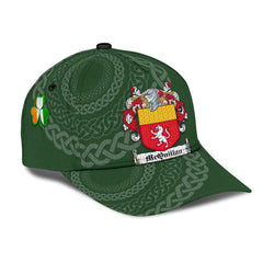 Clan Mcquillan Coat Of Arms - Irish Family Crest St Patrick's Day Classic CapYR11 Classic Cap - Mcquillan Coat Of Arms St Patrick's Day Classic Cap Irish Cap