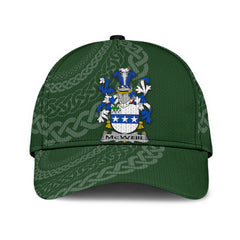 Clan Mcweir Coat Of Arms - Irish Family Crest St Patrick's Day Classic CapWY37 Classic Cap - Mcweir Coat Of Arms St Patrick's Day Classic Cap Irish Cap