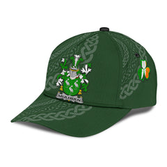 Clan Mulhern Coat Of Arms - Irish Family Crest St Patrick's Day Classic CapXZ95 Classic Cap - Mulhern Coat Of Arms St Patrick's Day Classic Cap Irish Cap