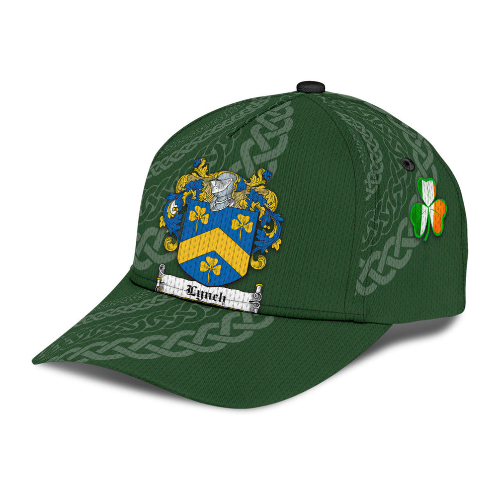 Clan Lynch Coat Of Arms - Irish Family Crest St Patrick's Day Classic CapBF40 Classic Cap - Lynch Coat Of Arms St Patrick's Day Classic Cap Irish Cap