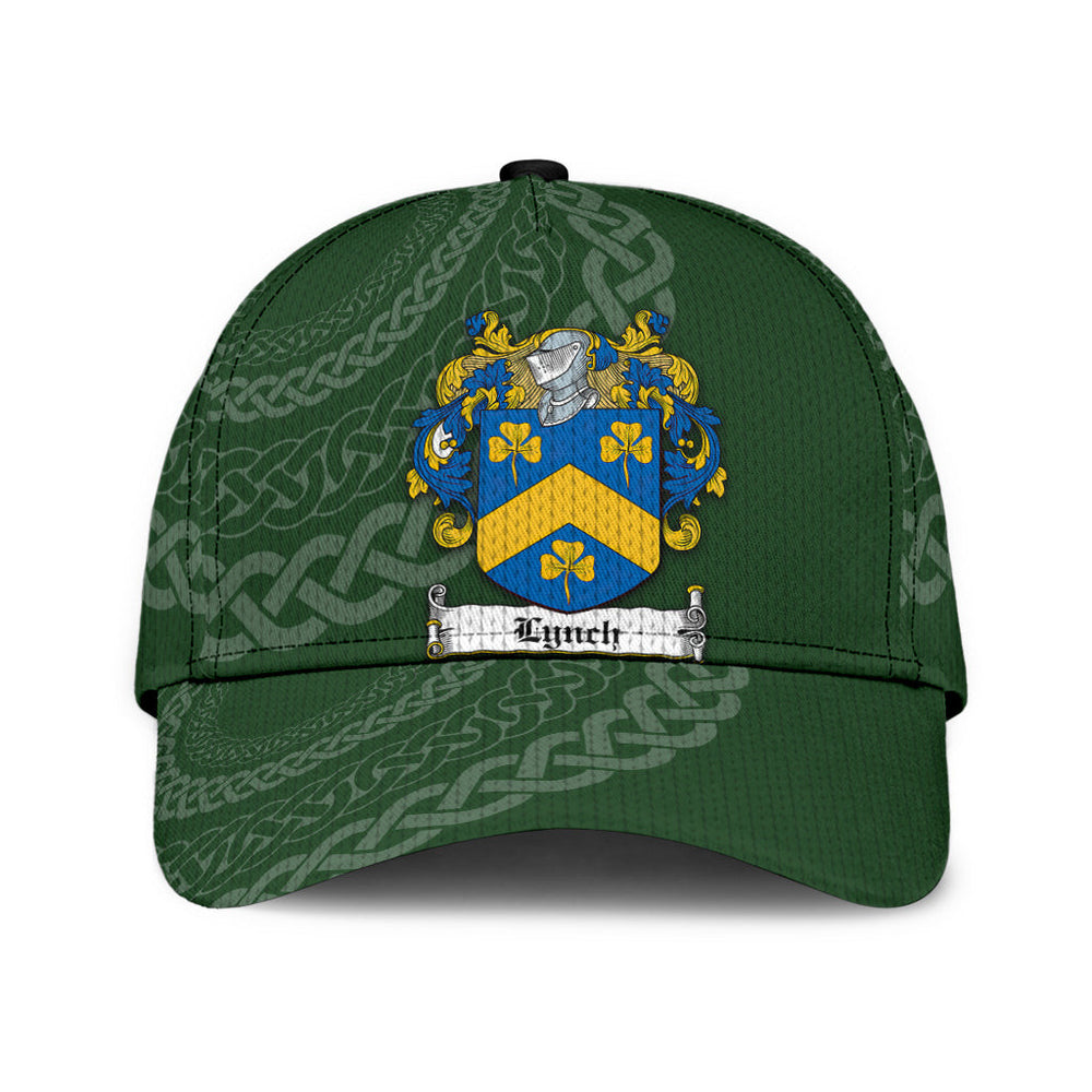 Clan Lynch Coat Of Arms - Irish Family Crest St Patrick's Day Classic CapBF40 Classic Cap - Lynch Coat Of Arms St Patrick's Day Classic Cap Irish Cap
