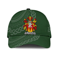 Clan Mccashine Coat Of Arms - Irish Family Crest St Patrick's Day Classic CapLS42 Classic Cap - Mccashine Coat Of Arms St Patrick's Day Classic Cap Irish Cap