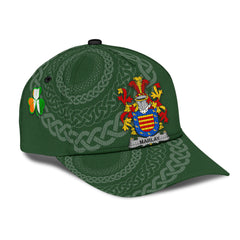 Clan Marlay Coat Of Arms - Irish Family Crest St Patrick's Day Classic CapYY70 Classic Cap - Marlay Coat Of Arms St Patrick's Day Classic Cap Irish Cap