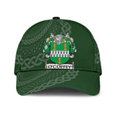 Clan Ocoffey Coat Of Arms - Irish Family Crest St Patrick's Day Classic CapGX55 Classic Cap - Ocoffey Coat Of Arms St Patrick's Day Classic Cap Irish Cap