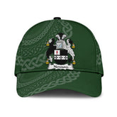 Clan Newsom Coat Of Arms - Irish Family Crest St Patrick's Day Classic CapGS11 Classic Cap - Newsom Coat Of Arms St Patrick's Day Classic Cap Irish Cap