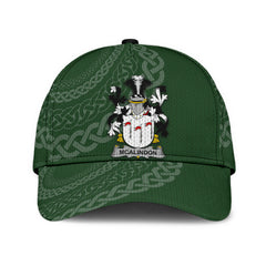 Clan Mcalindon Coat Of Arms - Irish Family Crest St Patrick's Day Classic CapIO24 Classic Cap - Mcalindon Coat Of Arms St Patrick's Day Classic Cap Irish Cap